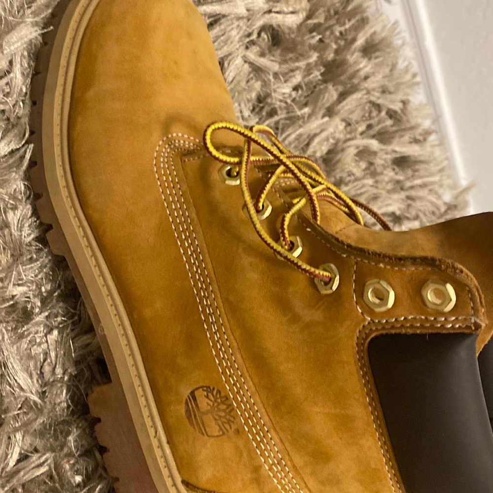 Slightly worn Nubuck Timberland Boots